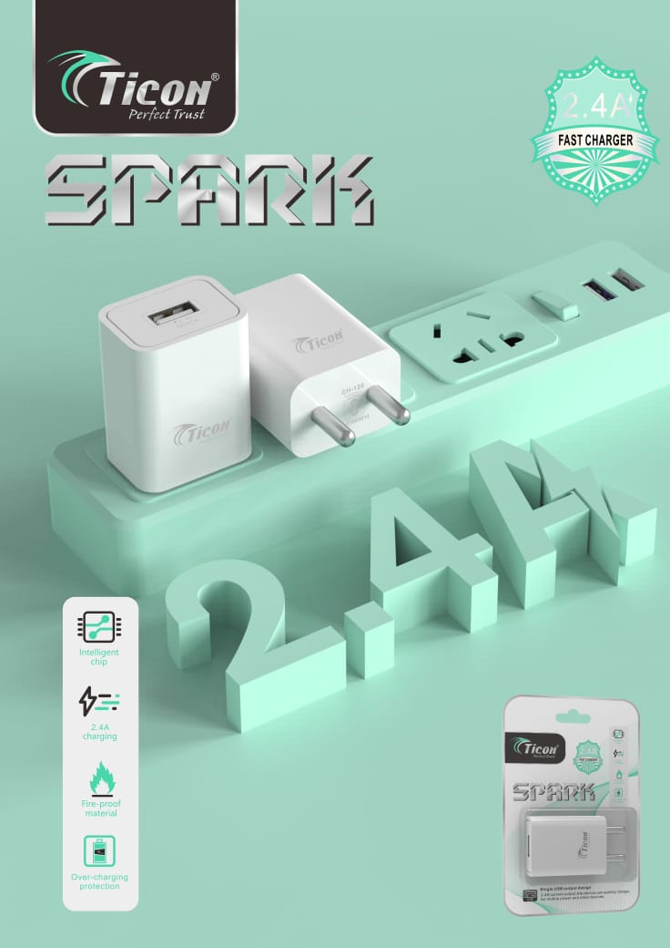 Spark 2.5A Charging Support