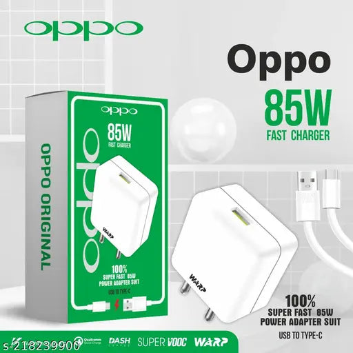 OPPO 85W Fast Vooc Charger 85 Power Adaptor